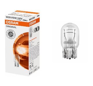 resimler/genel/STANDART AMPUL- STOP/SİNYAL/PARK/GÖSTERGE AMPULÜ; 12V/W21/5W (7515) (DUY W3X16G) (OSRAM)