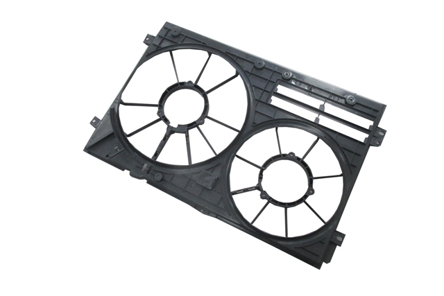 resimler/genel/VOLKSWAGEN JETTA- 6- 11/14; RADYATÖR VE KLİMA FAN DAVLUMBAZI BOŞ GÖVDE (ÇİFTLİ) (300W 363MM)