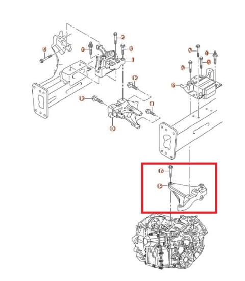 resimler/genel/SEAT LEON- 05/12; ŞANZUMAN BAĞLANTI KULAĞI (7 İLERİ DSG)