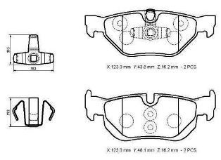 resimler/genel/BMW 3 SERI- E90- 05/11; ARKA FREN BALATASI (KABLOSUZ)(DİSK)(123X43.8X16.2/123X48X16.2)(BRAMAX)