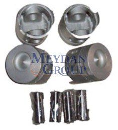 MITSUBISHI CANTER- FE635/659- 98/06; PİSTON SET 0.50 (4D32/34) 3.6/3.9cc ÇELİK(104.5X3X2X4)TIK