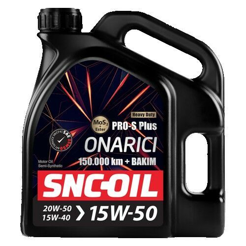 SNC OIL 150.000 + Bakım Pro-S Plus Onarıcı 15W-50 (4 Litre)