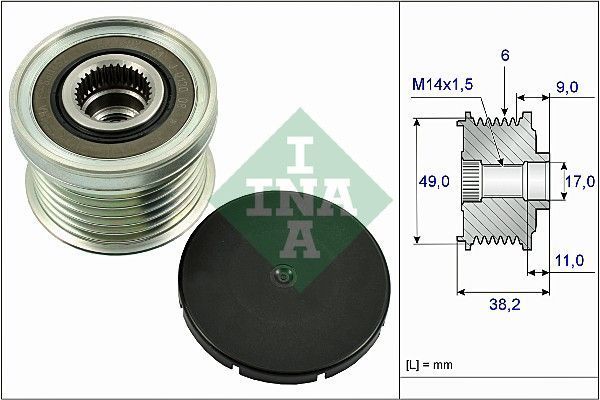 Bmw F30 Kasa 316i Alternatör Şarj Dinamo Kasnağı INA Marka