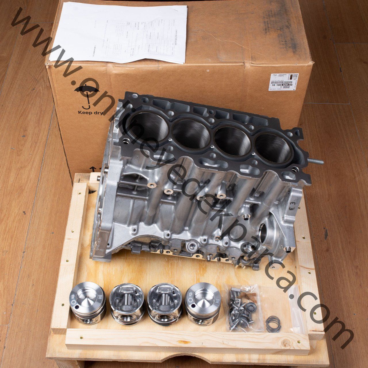 Ford Fiesta 2008-2018 1.6 TDCI Euro 5 Motor Bloğu (Piston Sekmanlı) Ford Orjinal