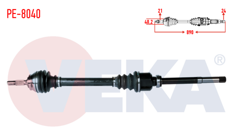 Citroen C-Elysee Ön Sağ Aks Komple