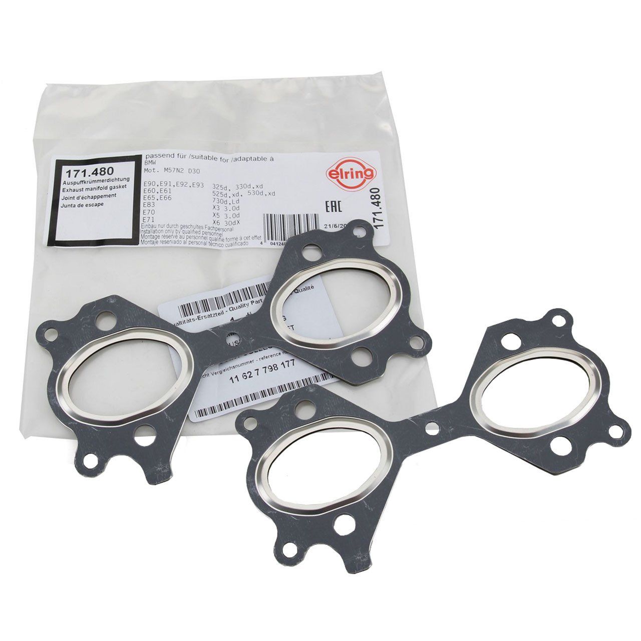 Bmw E60 Kasa 520d M47N2 Motor Eksoz Manifold Contası Elring Marka